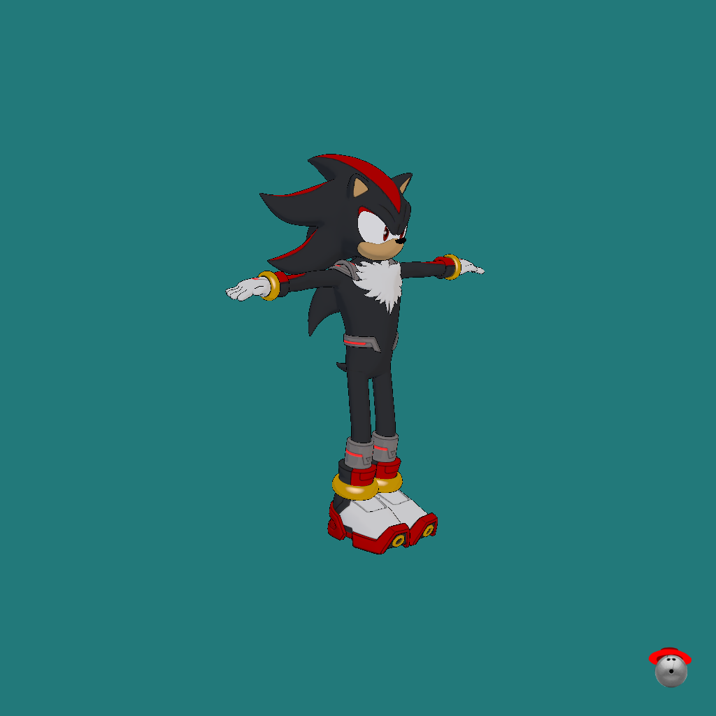 Shadow the Hedgehog （Fortnite） - Front Right