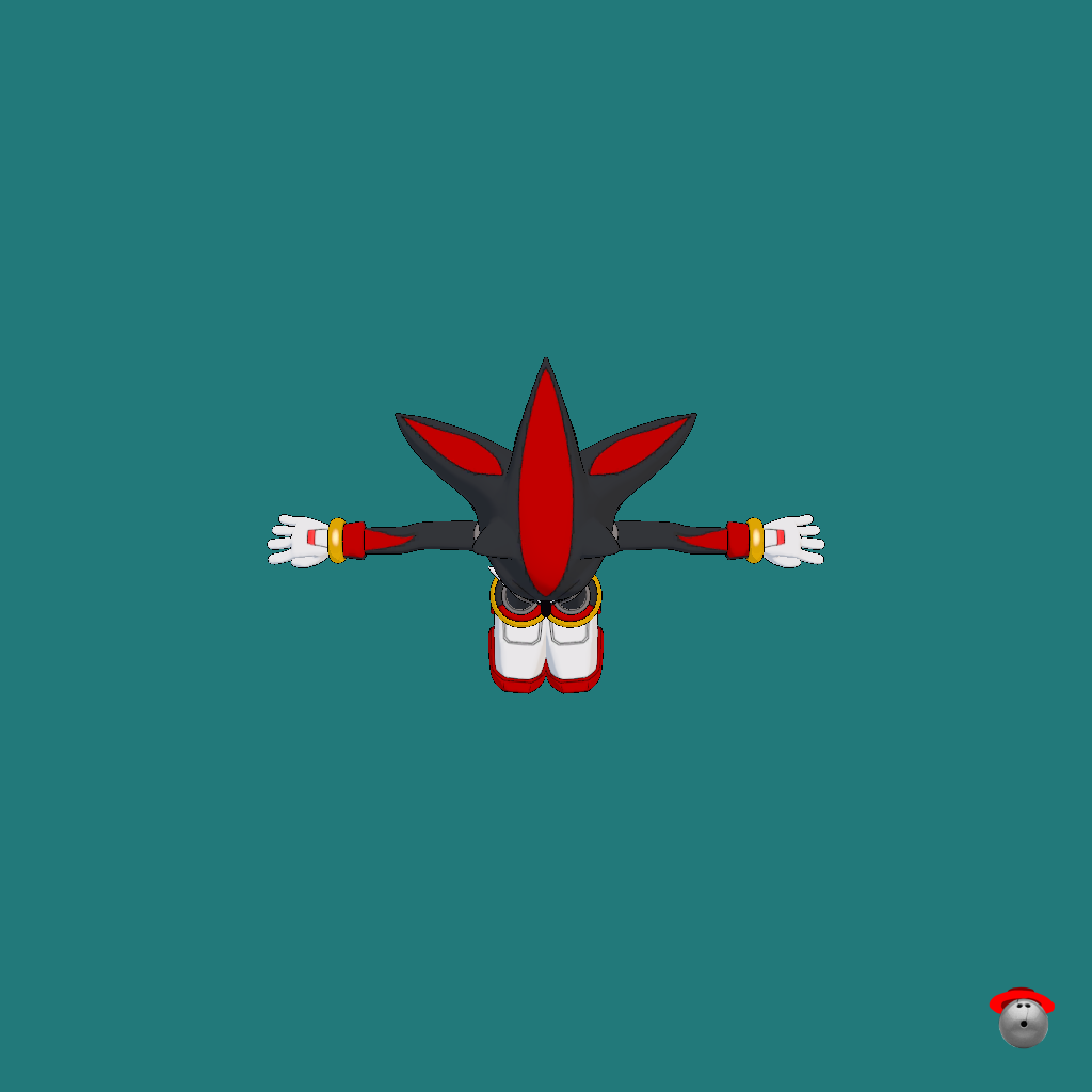 Shadow the Hedgehog （Fortnite） - Straight Top