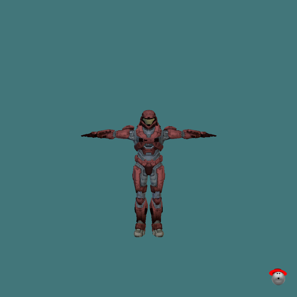 Customizable Halo Reach Spartan - Front