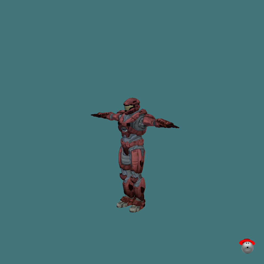 Customizable Halo Reach Spartan - Front Left