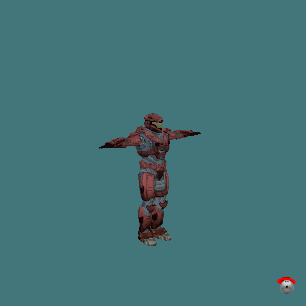 Customizable Halo Reach Spartan - Front Right