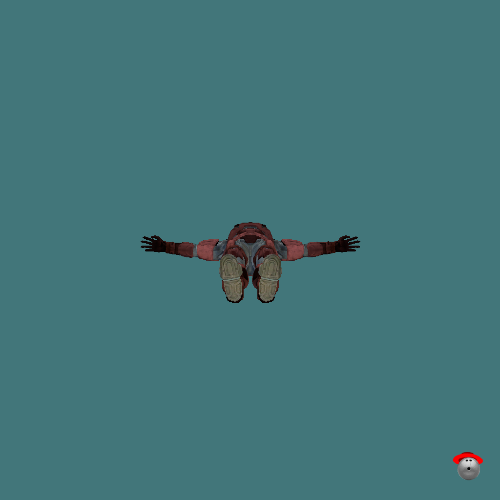 Customizable Halo Reach Spartan - Straight Bottom