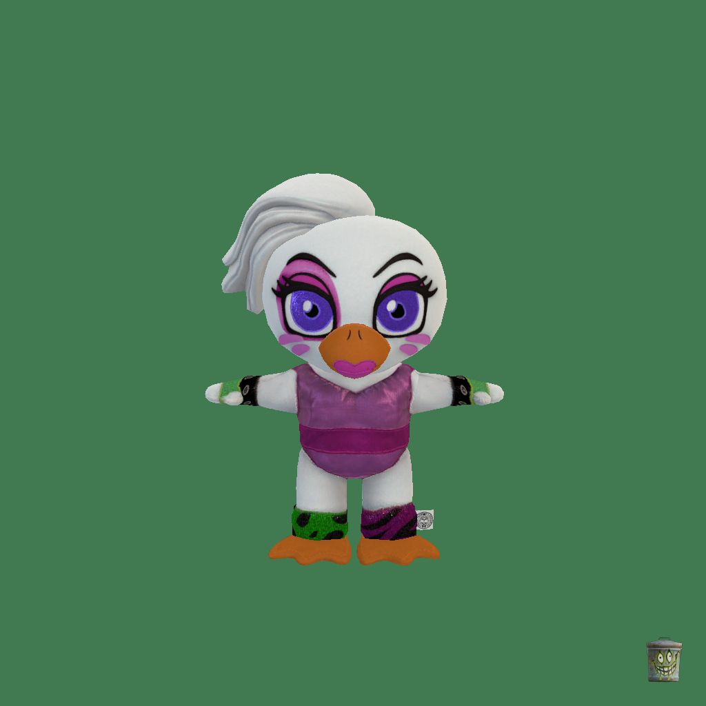 Glamrock Chica Chicken Plushie ǃ - Front