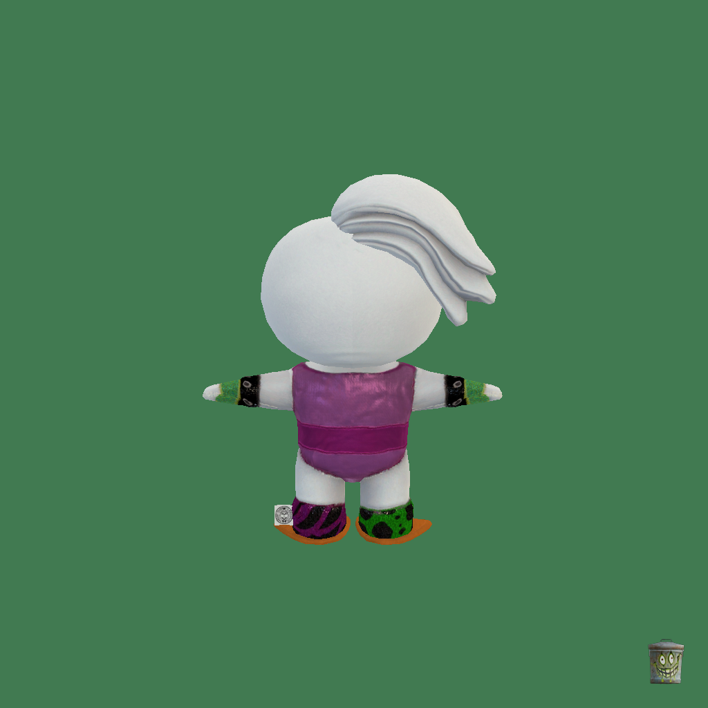 Glamrock Chica Chicken Plushie ǃ - Back