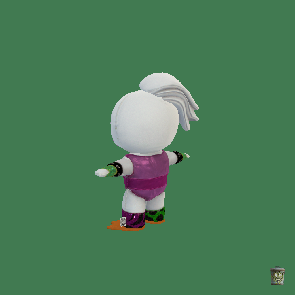 Glamrock Chica Chicken Plushie ǃ - Back Left