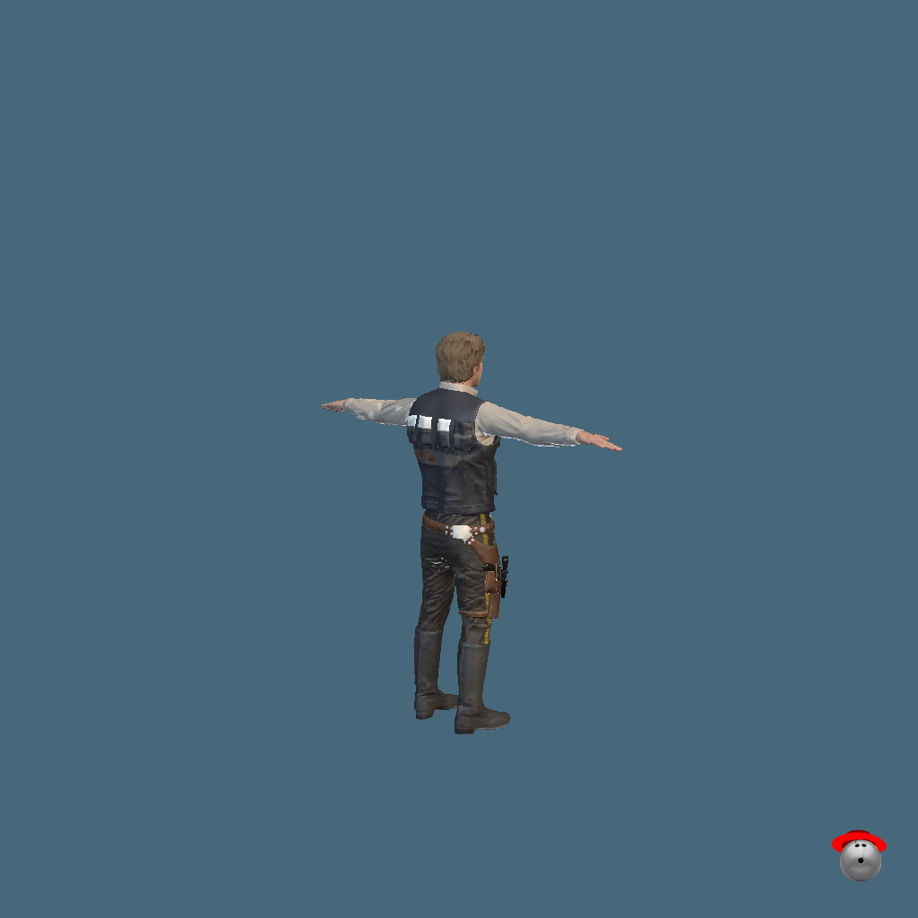 Han Solo - Back Right