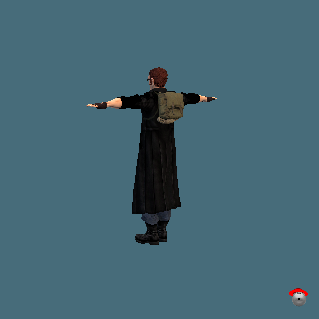 Postal Dude HD Redux （P3-DMC4-L4D-Hatred Kitbash） - Back Left