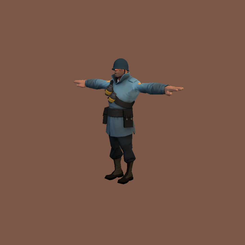 soldier w⁄ cosmetics - Front Left