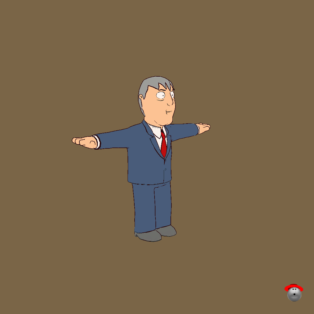 Adam West - Family Guy - Front Right