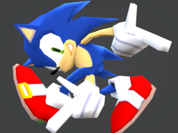 Sonic Low-Poly Stylized