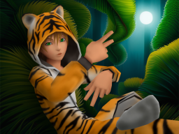 Roxas Tiger Onesie