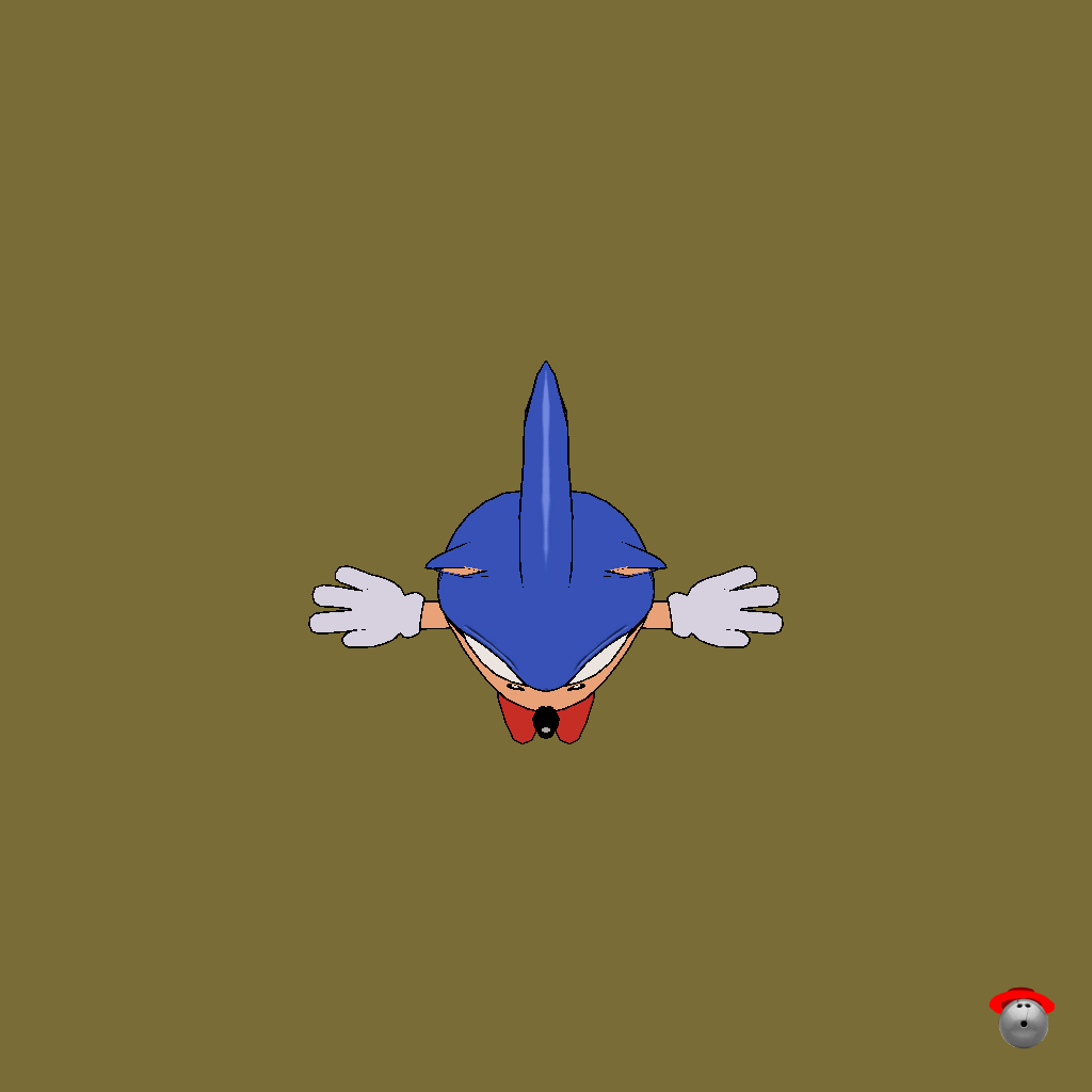 Sonic The Hedgehog （Model By˸ Rhettro_movies） - Straight Top