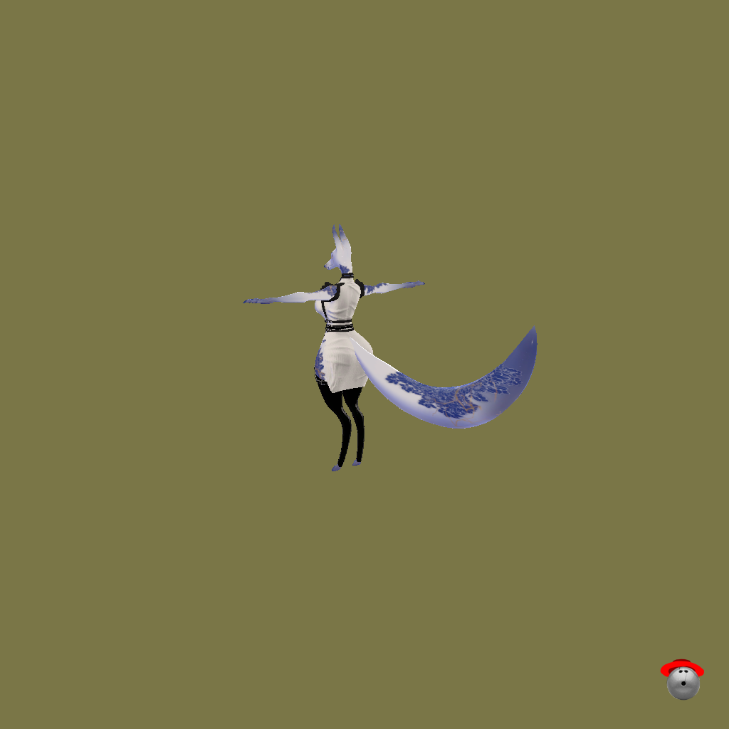 ~Porcelain~ （FaeVixen） - Back Left