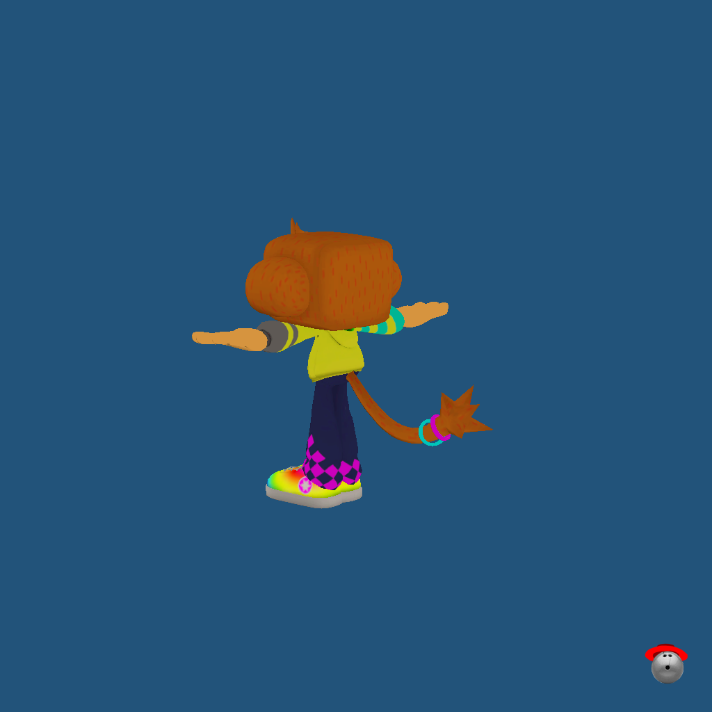 Amigo （sonic crossworlds） - Back Left