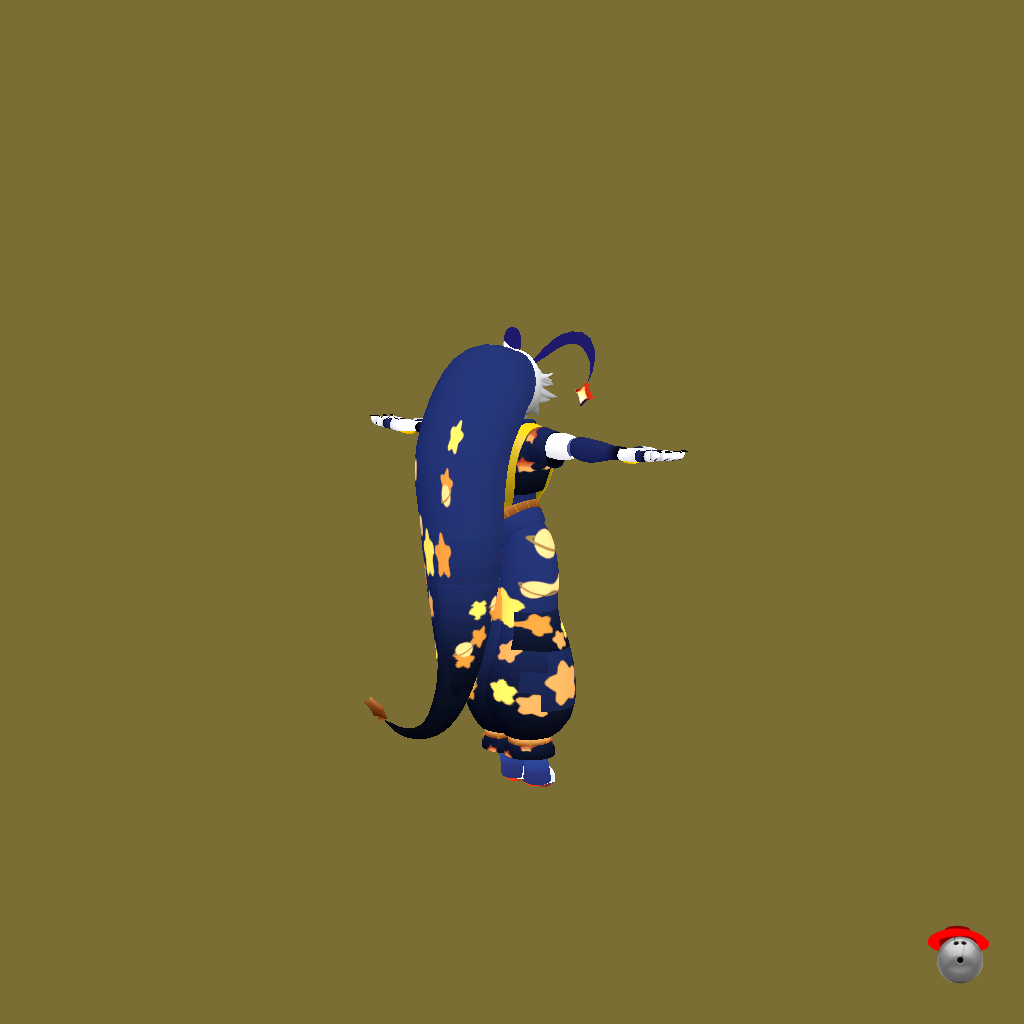 Moonglint Space cat - Back Right