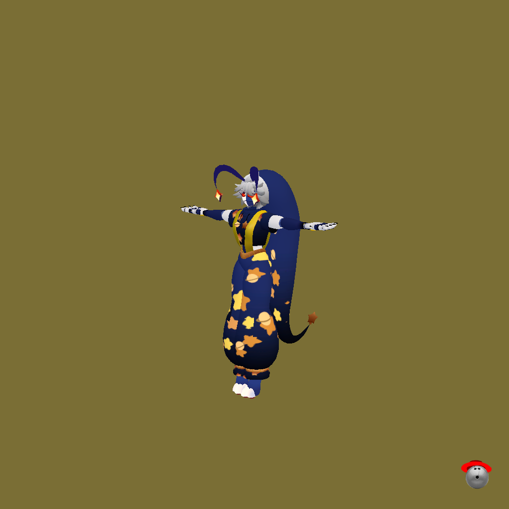 Moonglint Space cat - Front Left