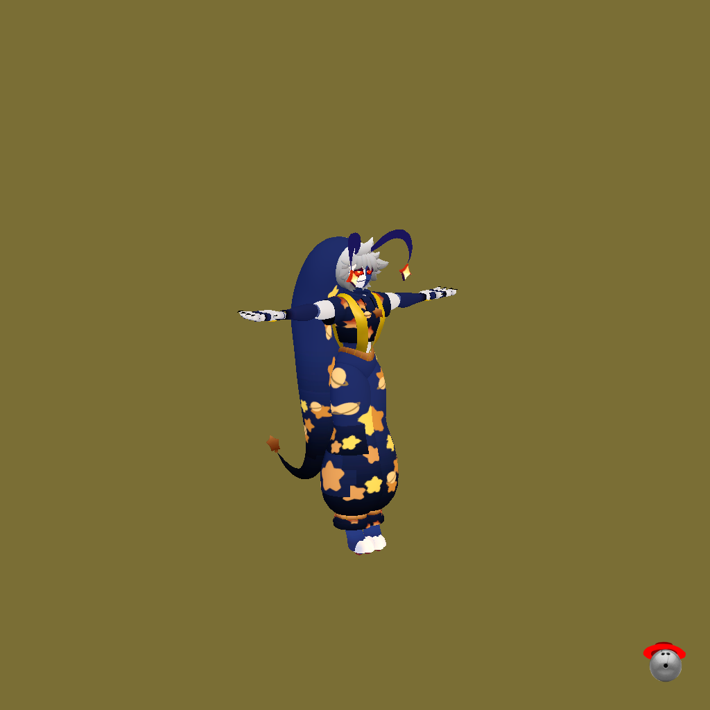 Moonglint Space cat - Front Right