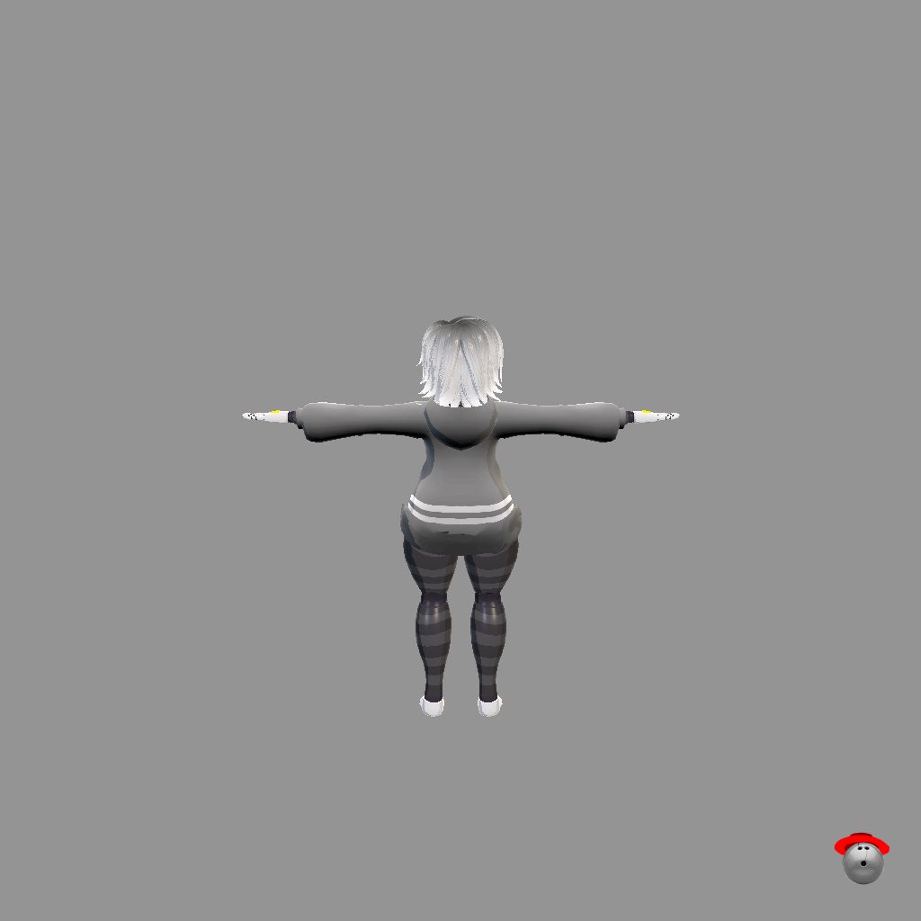 Female Worker Drone - Back