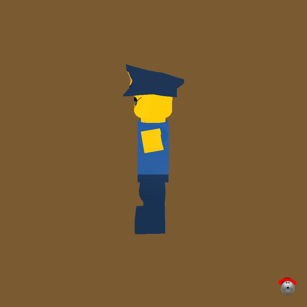 Lego Policeman - Left