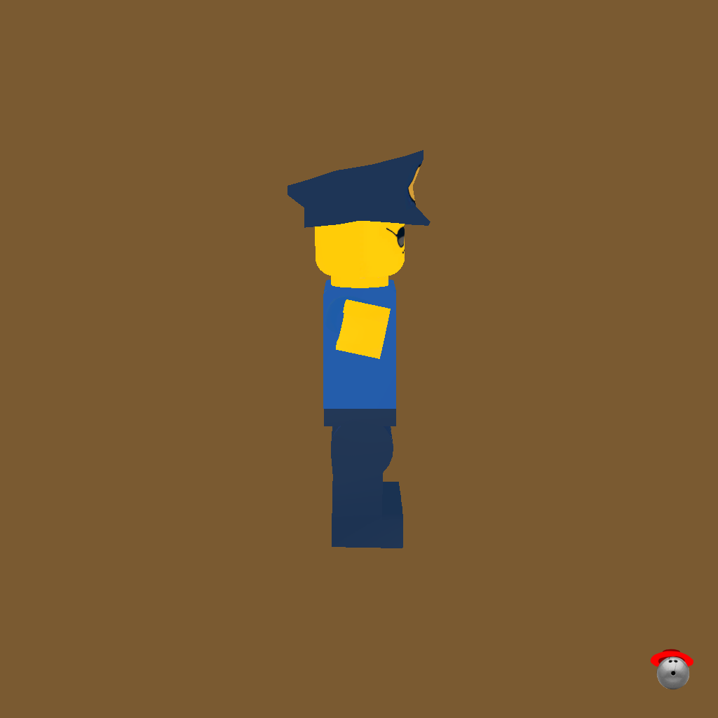 Lego Policeman - Right