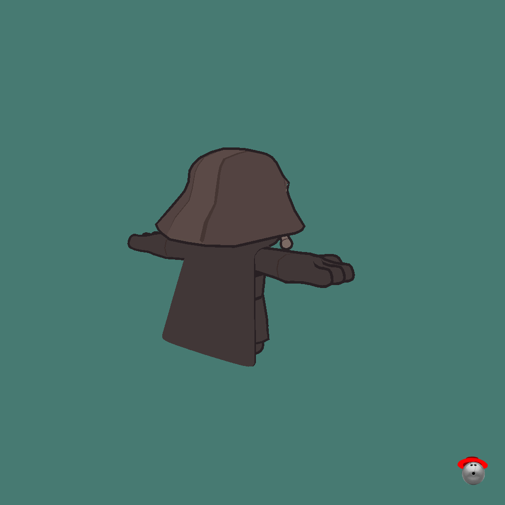Darth Vader - Cas van de Pol - Back Right