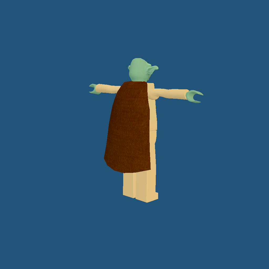 Tall LEGO Yoda - Back Right