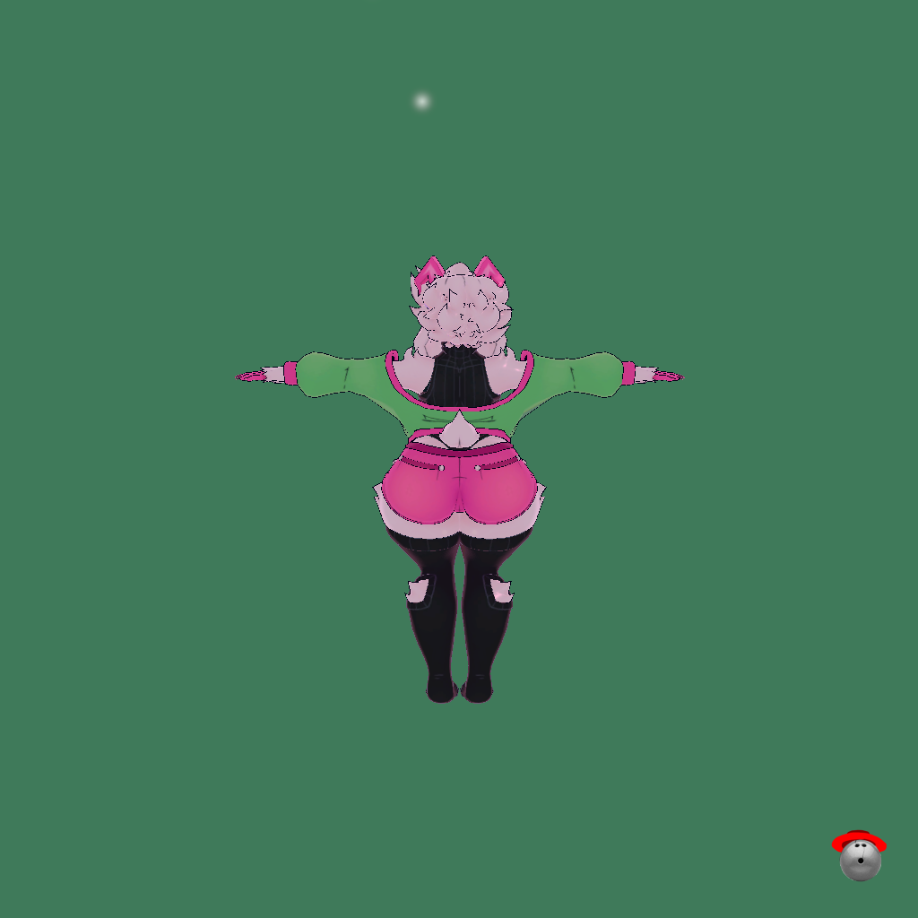 Female Ralsei ˸D - Back