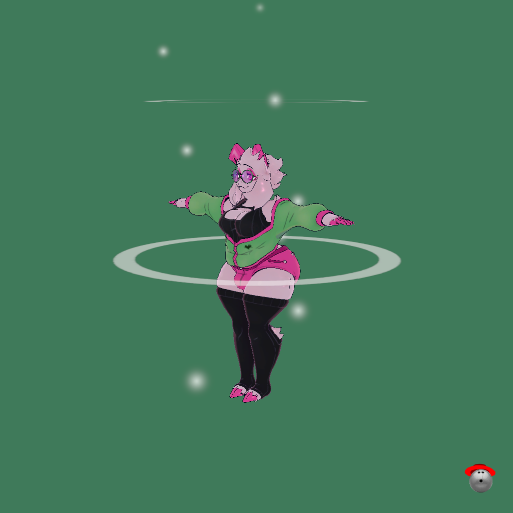 Female Ralsei ˸D - Front Left