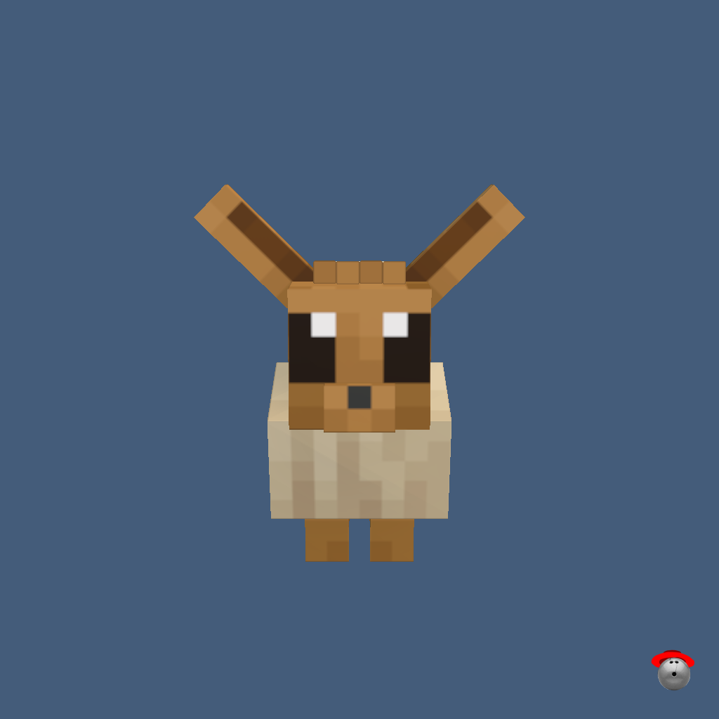 Minecraft Eevee - Front