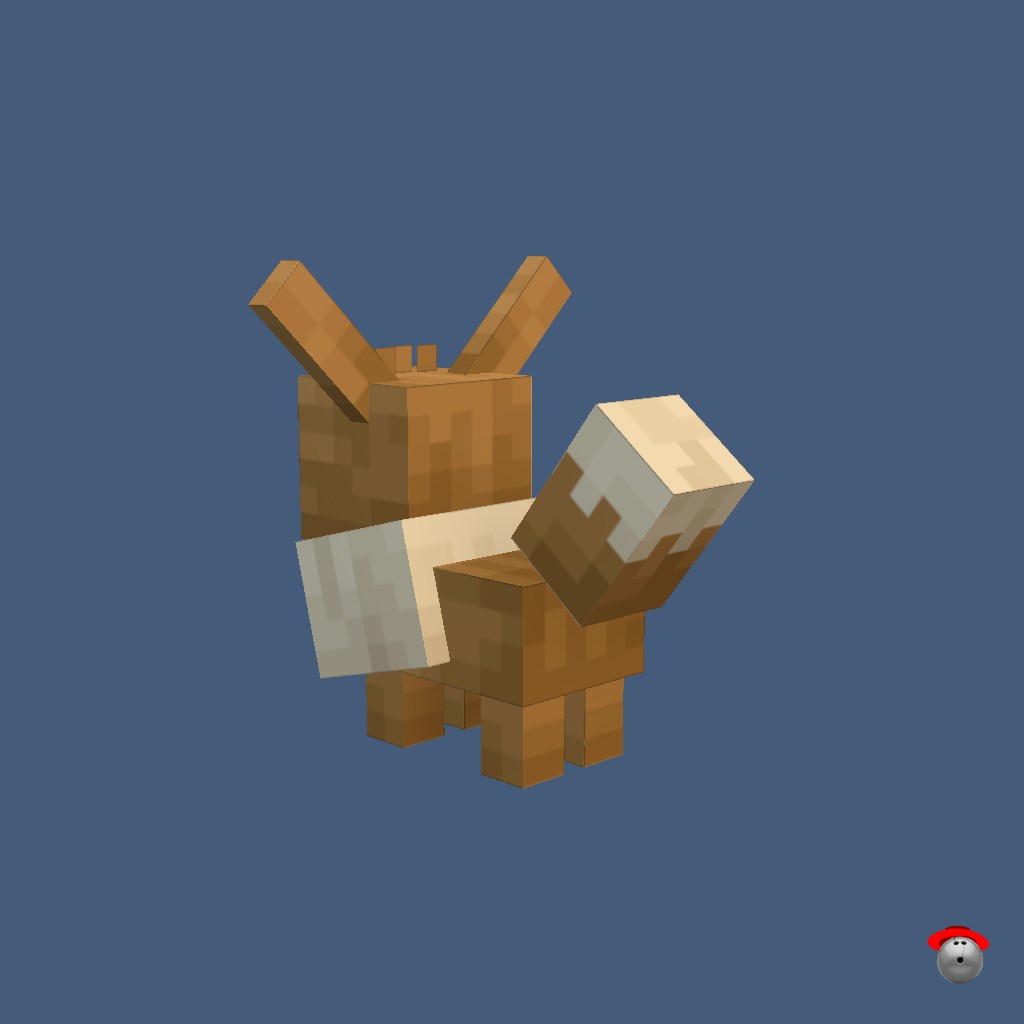 Minecraft Eevee - Back Left
