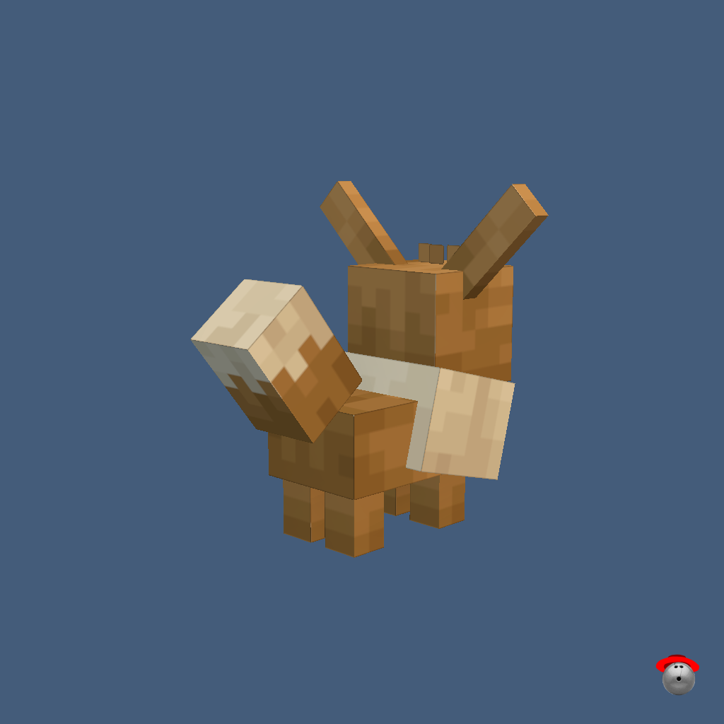 Minecraft Eevee - Back Right
