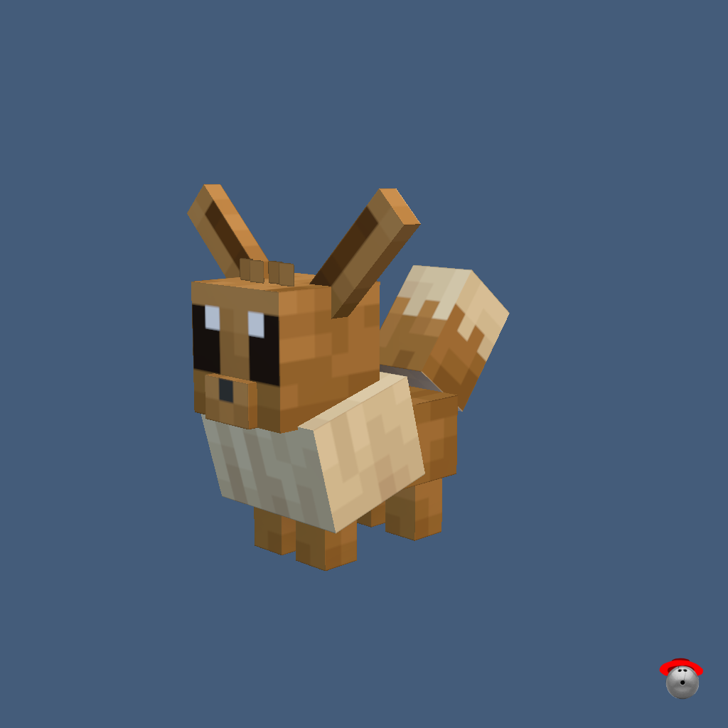 Minecraft Eevee - Front Left