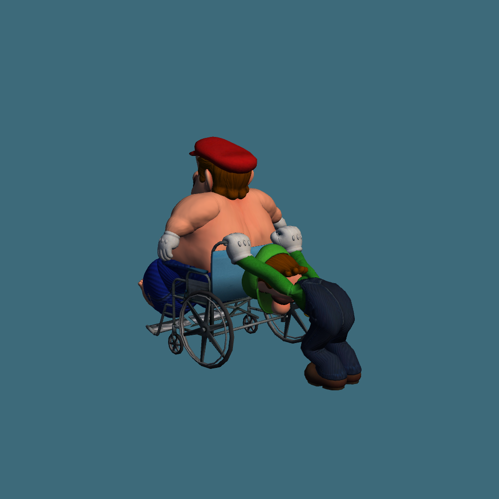 My 600LB Life （Super Mario Bros Edition） - Back Left