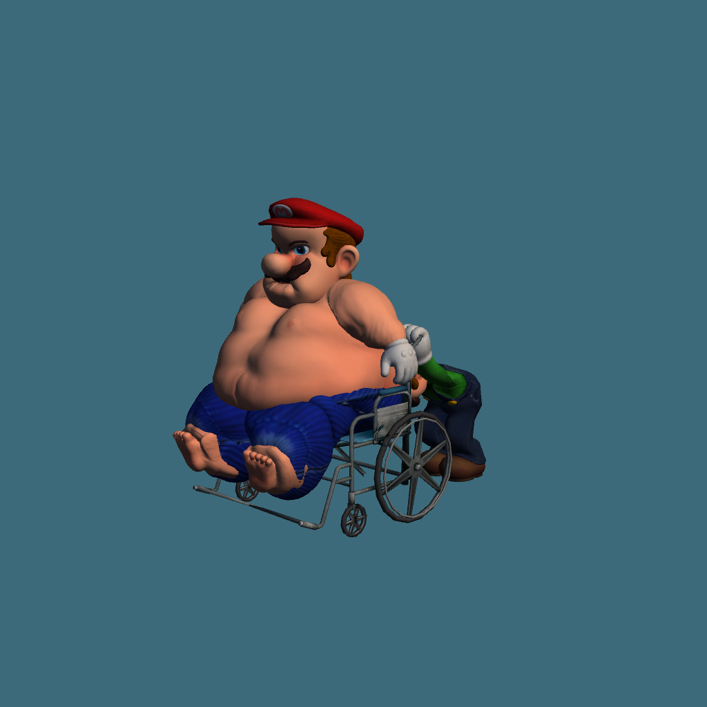 My 600LB Life （Super Mario Bros Edition） - Front Left