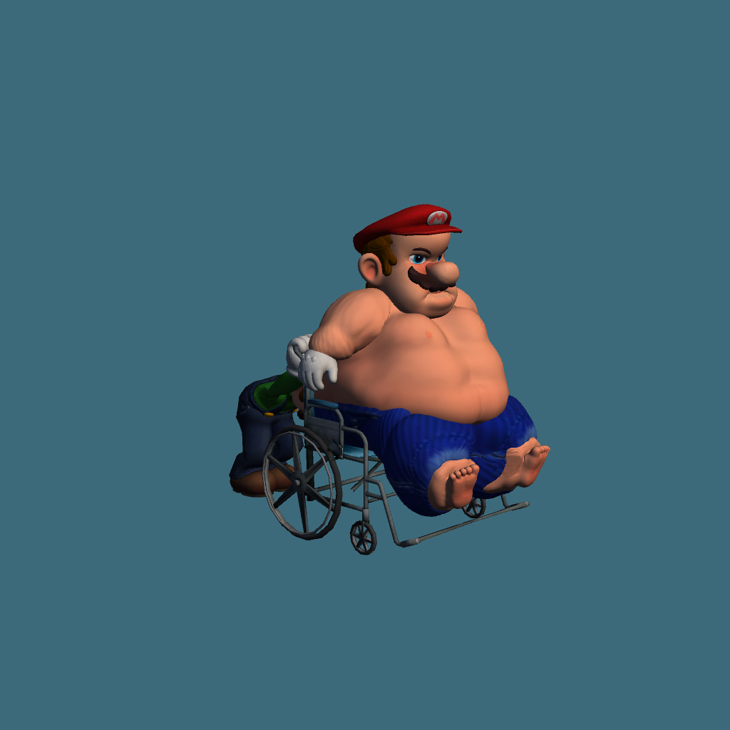 My 600LB Life （Super Mario Bros Edition） - Front Right