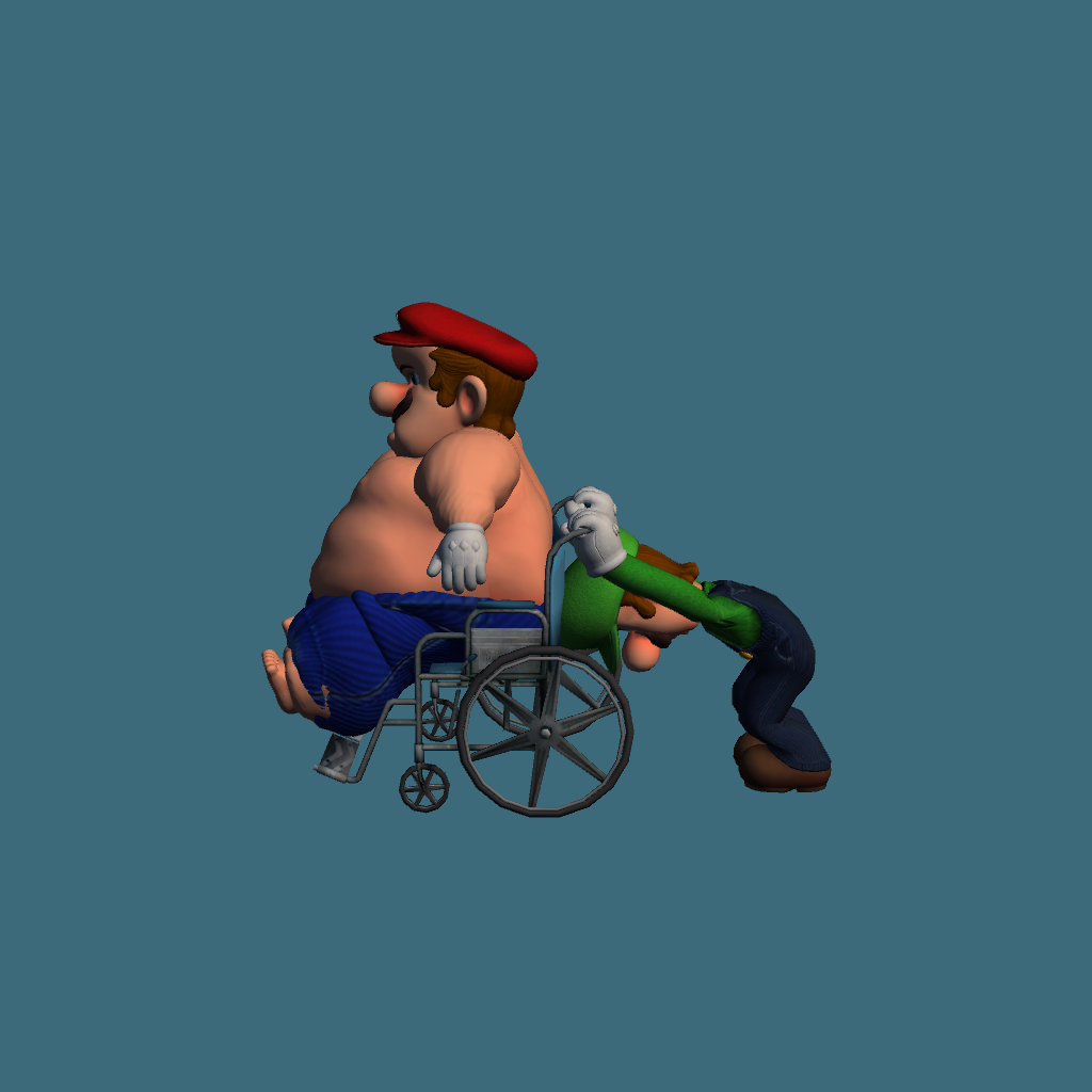 My 600LB Life （Super Mario Bros Edition） - Left