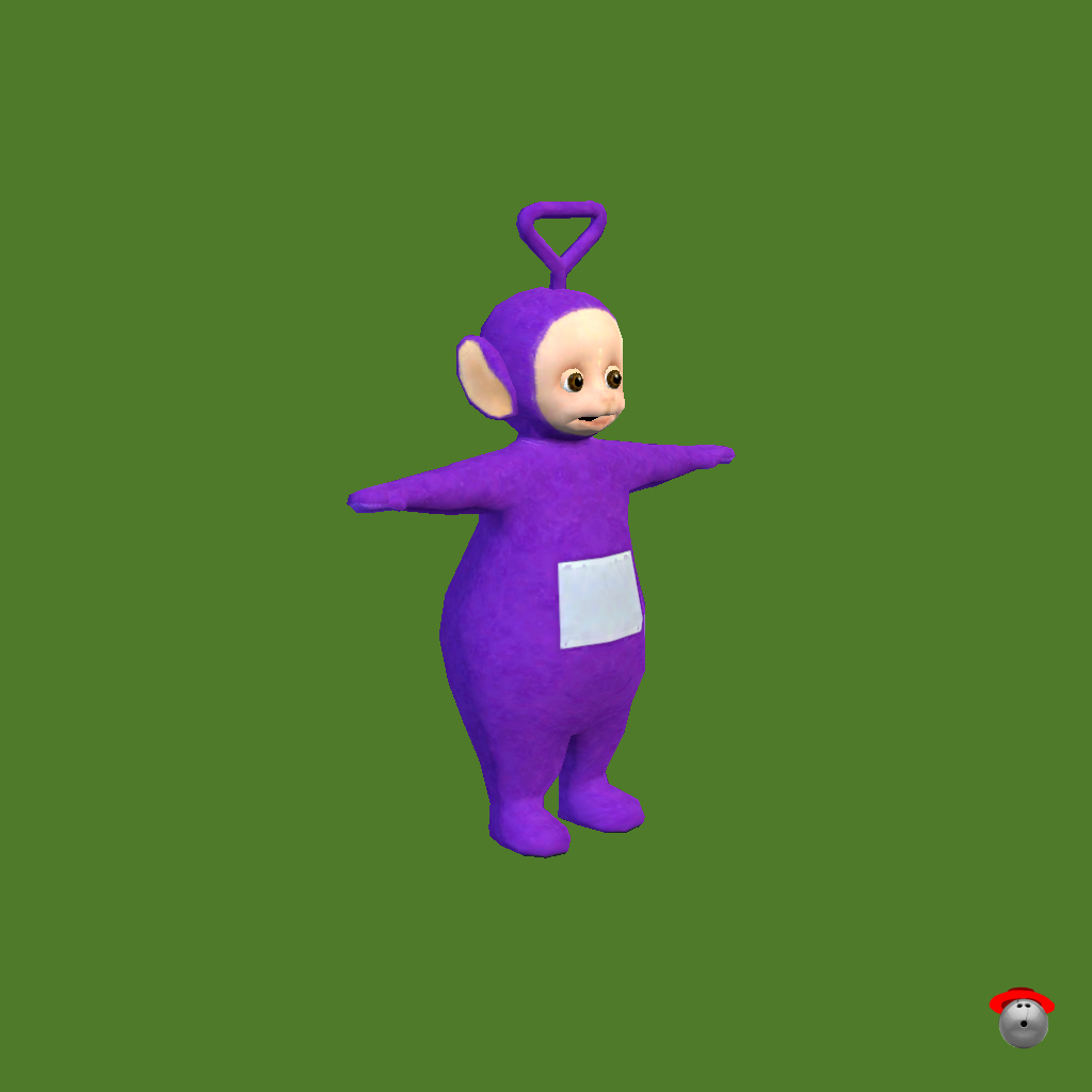 Tinky winky - Front Right