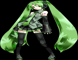 Weed Miku PNG ⁄⁄ Model By Killer