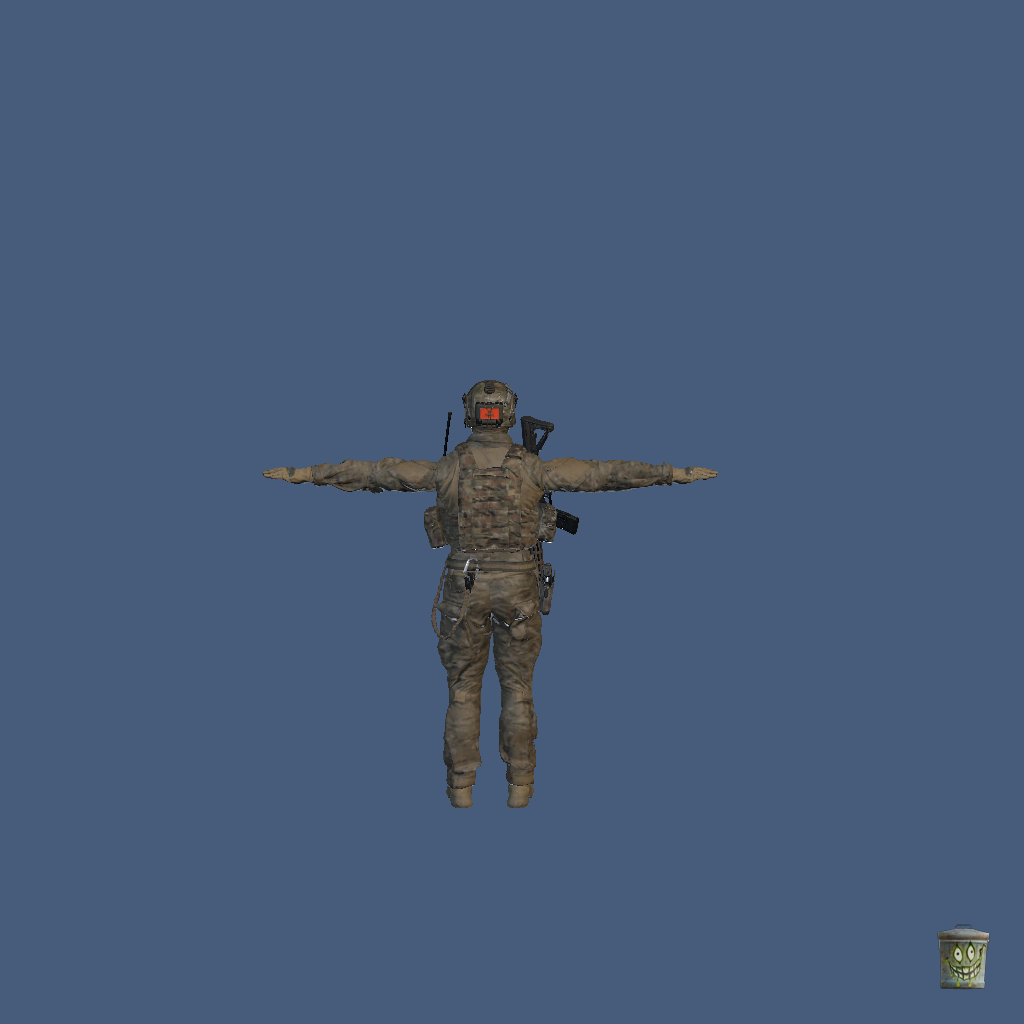 ｜ 75th Ranger Regiment ｜ Rifleman ＋ Combat Medic v2｜ - Back