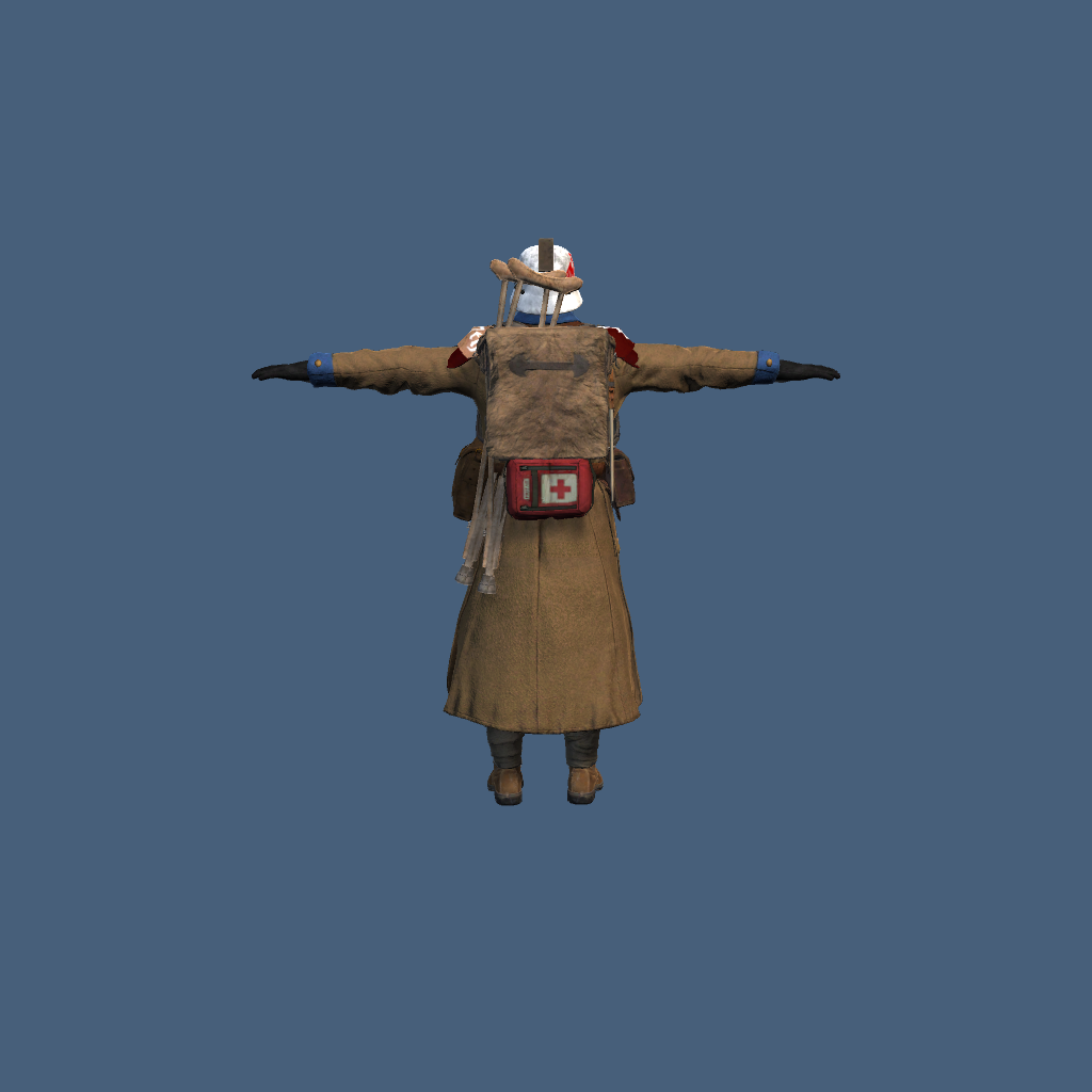 497th Krieg Regiment Medic - Back