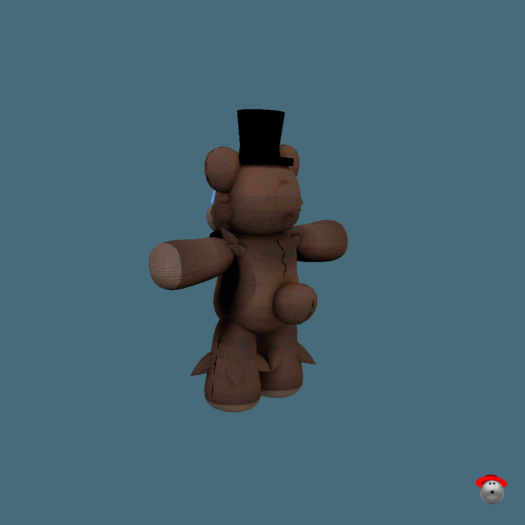 Freddy Fazbear Plushie - Back Left