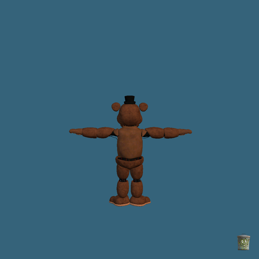 Movie Costume Freddy - Back