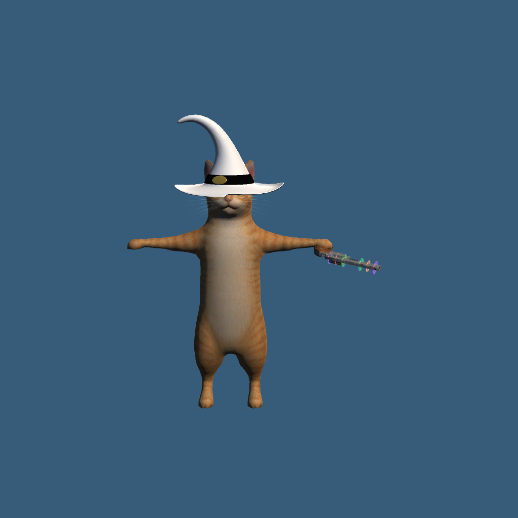 Wizard Cat ․ ․ ․ with a gun