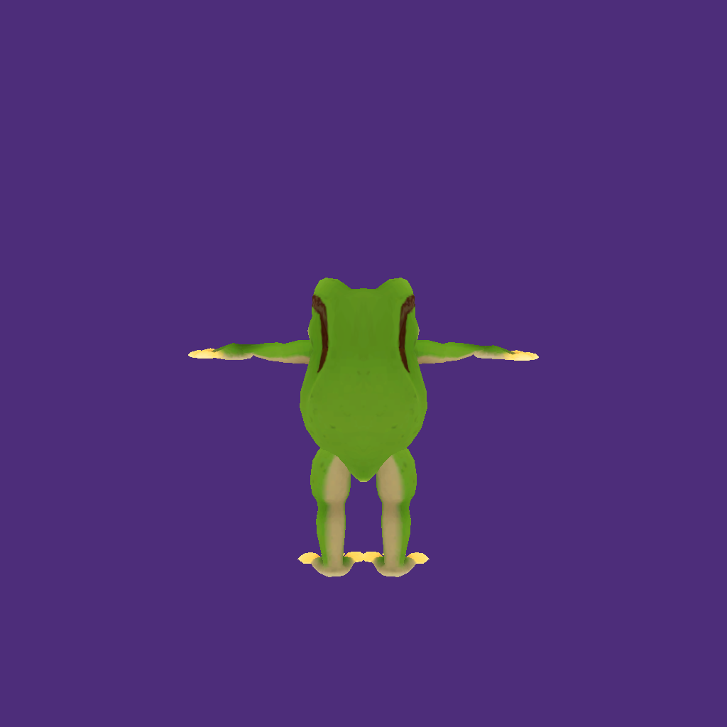 Mario Odyssey Frog V2 - Back