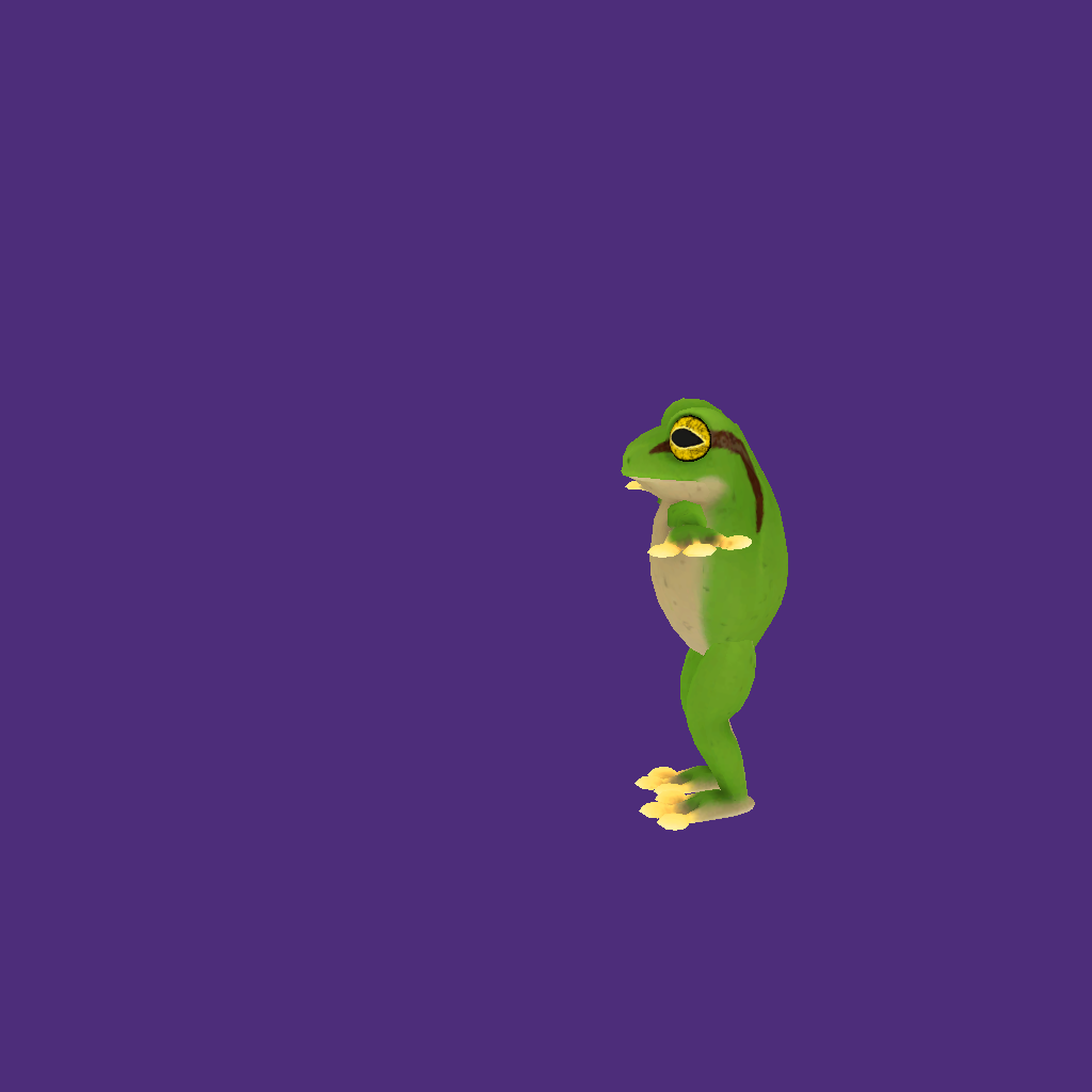 Mario Odyssey Frog V2 - Left