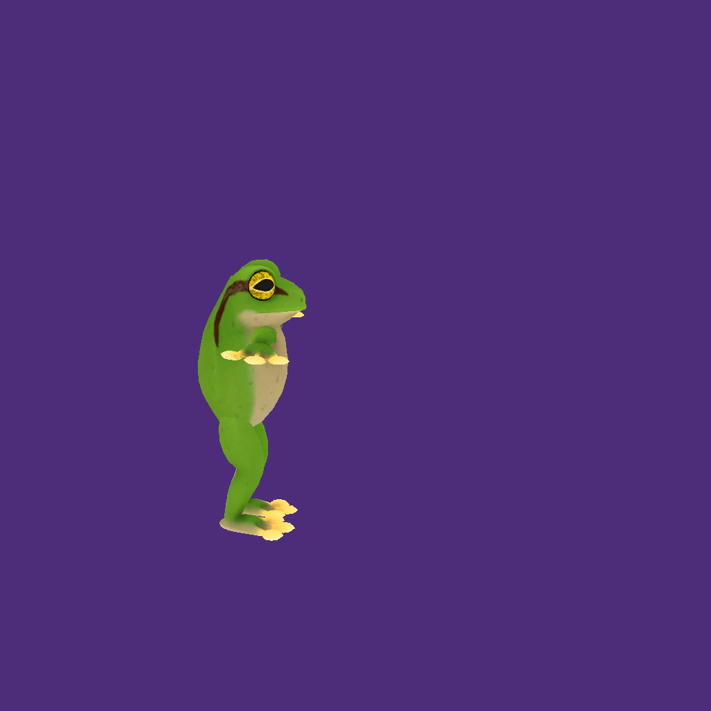Mario Odyssey Frog V2 - Right
