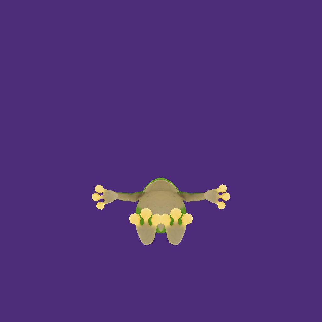 Mario Odyssey Frog V2 - Straight Bottom