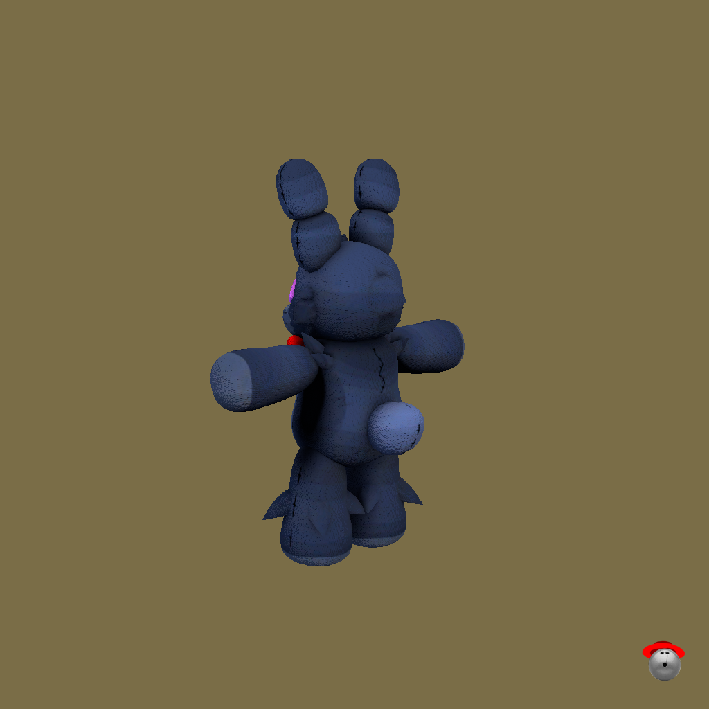 Bonnie The Bunny Plushie - Back Left