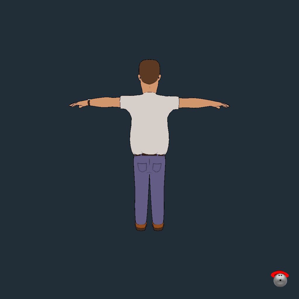 Hank Hill - Back