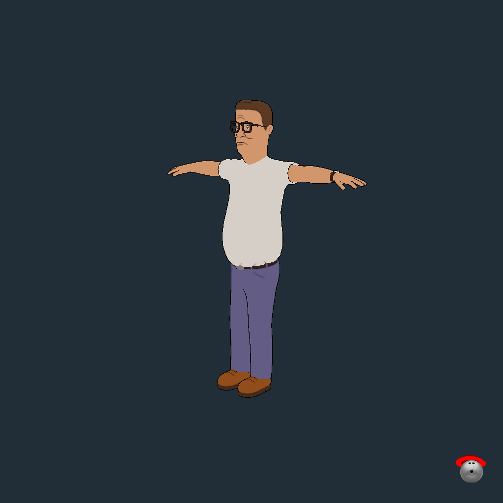 Hank Hill - Front Left